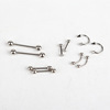 Earrings stainless steel, nose piercing, belly button piercing, European style