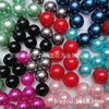 Direct selling 1.0mm-30mm Potless imitation pearl non-perforated pearls ABS non-pocket bead solid round beads