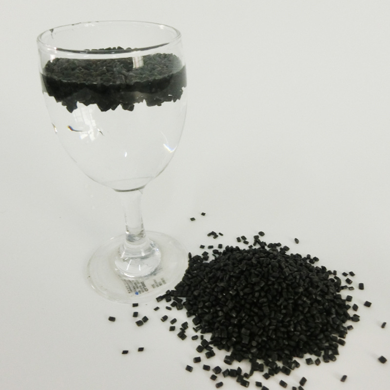 厂家长期供应优质黑色PE压板料 PE压板料 韧性好/比重轻 价格实惠