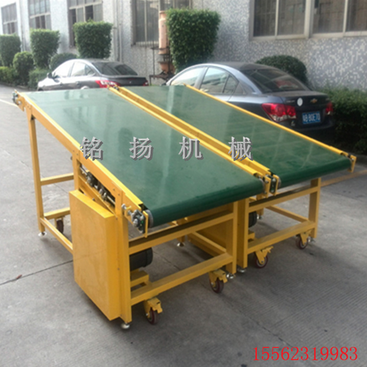 移动式小型蔬菜水果输送机 车间工作台皮带输送机生产