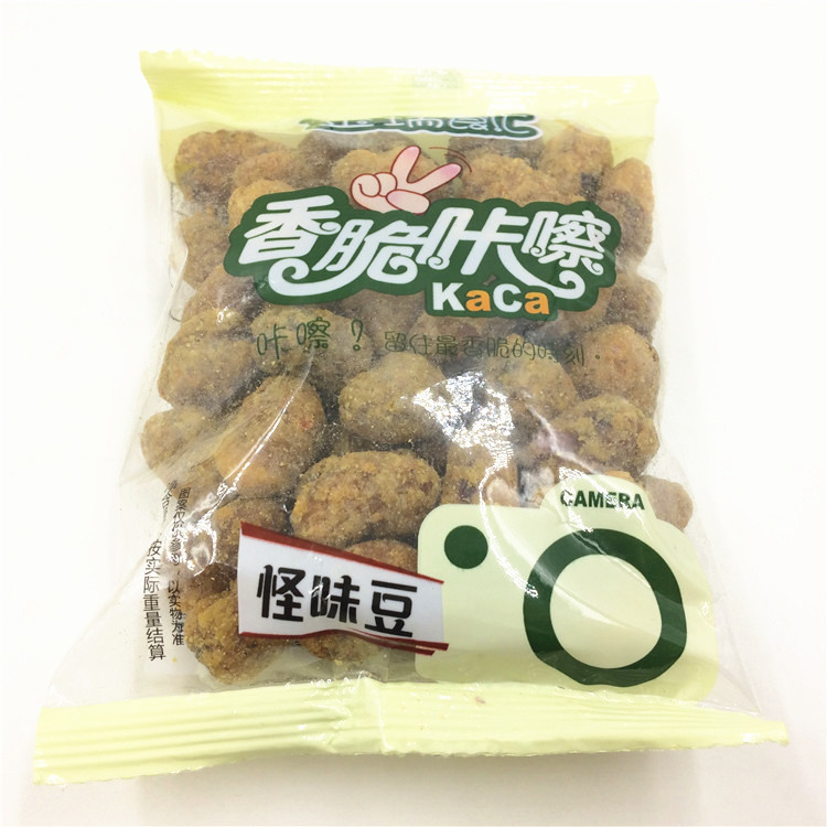 金瑞怪味豆独立小包装称重一箱10斤