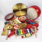 教育配送 音乐器材 打击乐器套装 学校达标器材 十七件打击乐器