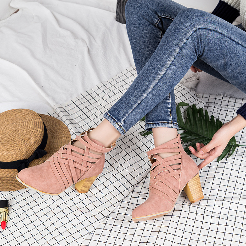 Bottes femme en Daim - Ref 3354918 Image 3