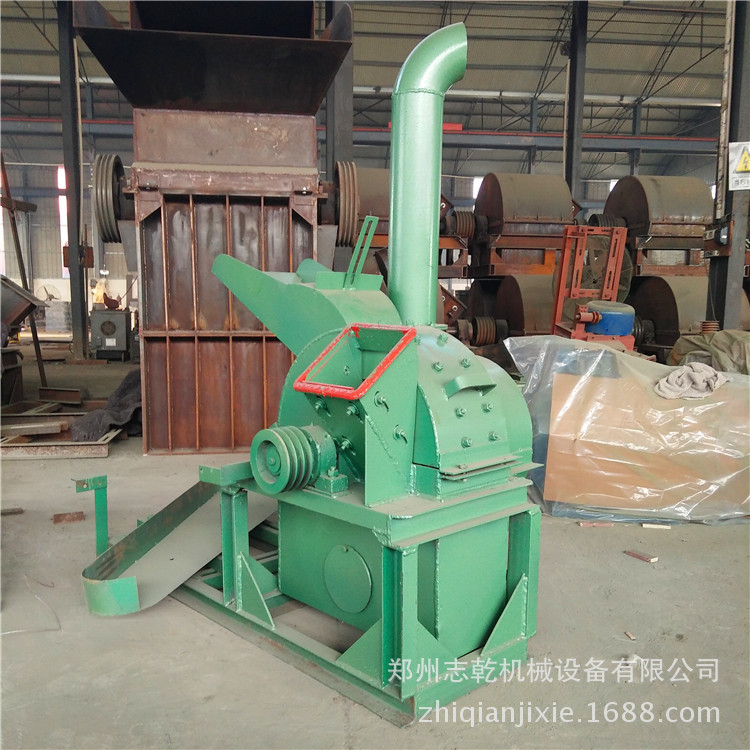 志乾 多功能 小型 双口木材粉碎机 树枝粉碎机  碎木料粉碎机|ru