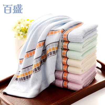 厂家直销新款提花情侣竹纤维毛巾可定制加工柔软亲肤吸湿透气毛巾