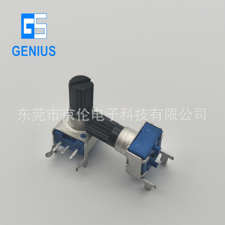 波段开关加工供应对讲机电位器R0902双联旋转免费拿样微调电位器