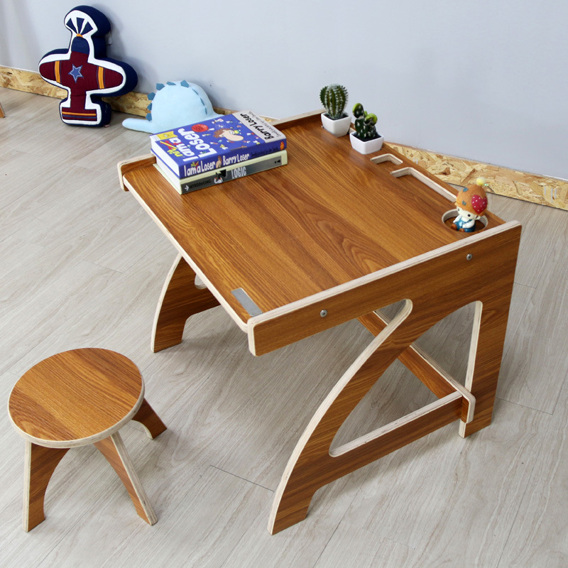 soerer兒童家具學習作業書桌椅繪畫套裝學生幼兒園客廳寫字桌收納