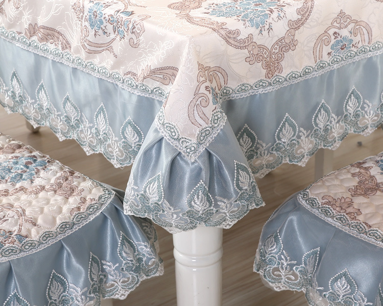 水溶边鸿运连连蓝椅垫 (2)