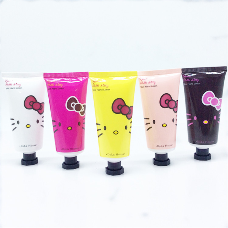 厂家批发 超萌可爱hello kitty 迷你护手霜 保湿 现货5色混批|ms