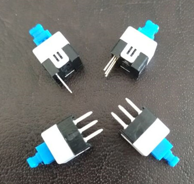 7*7三脚单排自锁开关小电风扇开关自锁按键7*7自锁开关|ru