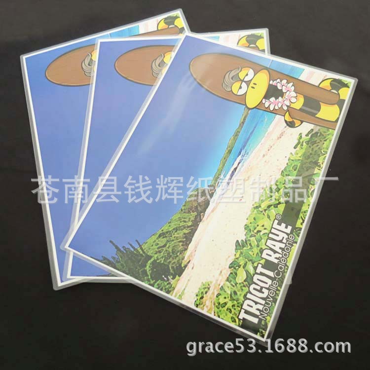温州厂家专业供应A3精美彩页过塑 彩页塑封加工定制 质优价廉 