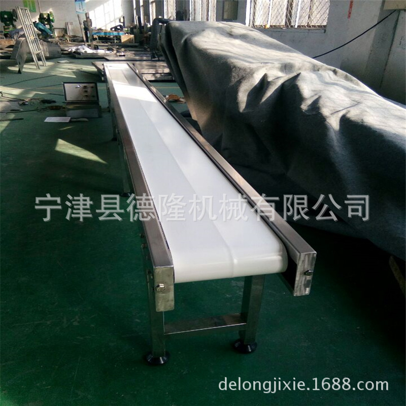 小型移动皮带爬坡机 转弯自动化电子件插件线机械输送设备流水线