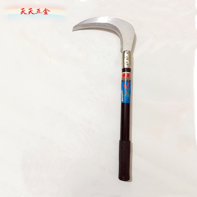 厂家供应野粟牌 大弯刀 厚草镰刀 钢柄镰刀 割草刀 草刀 农用工具