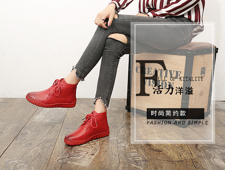 Bottes femme INFOHOMME en En cuir - Ref 3355276 Image 17