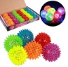 Glowing ball, bouncy ball, rubber toy, massage ball for jumping, makes sounds