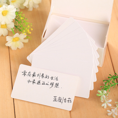 Creative solid color note, nostalgic retro kraft paper word card, message card, diy graffiti card, factory direct sale