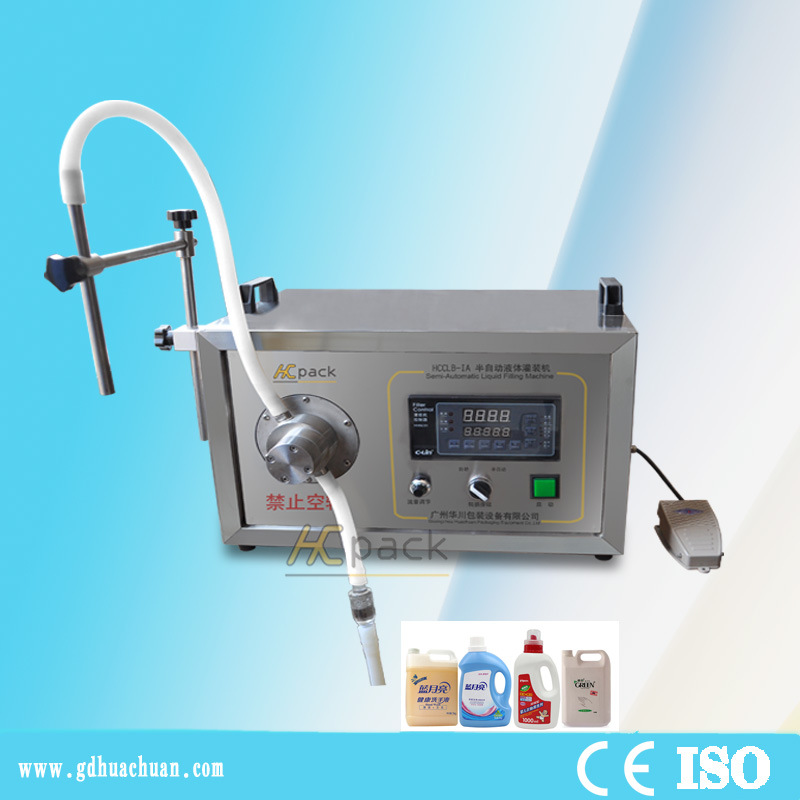 厂家小型半自动液体灌装机饮料香油液体灌装机食用油灌装机
