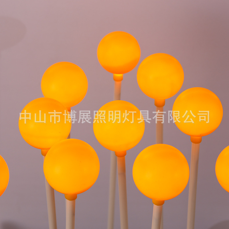 圆球芦苇插地 灯