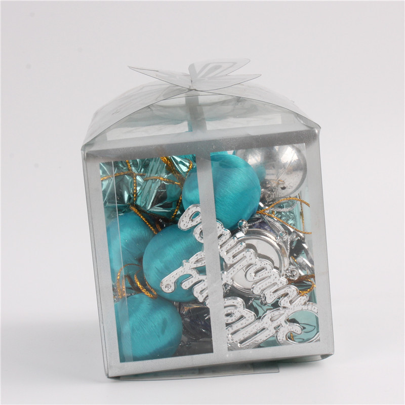 Navidad necesidades diarias 24 accesorios lago Azul Accesorios para árboles de Navidad multi-caja Decoración navideña