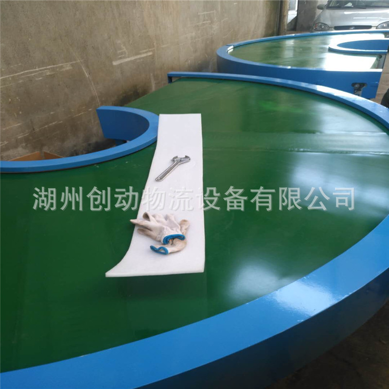 180度转弯皮带输送机制作厂家 90度弯道皮带输送机厂家直销