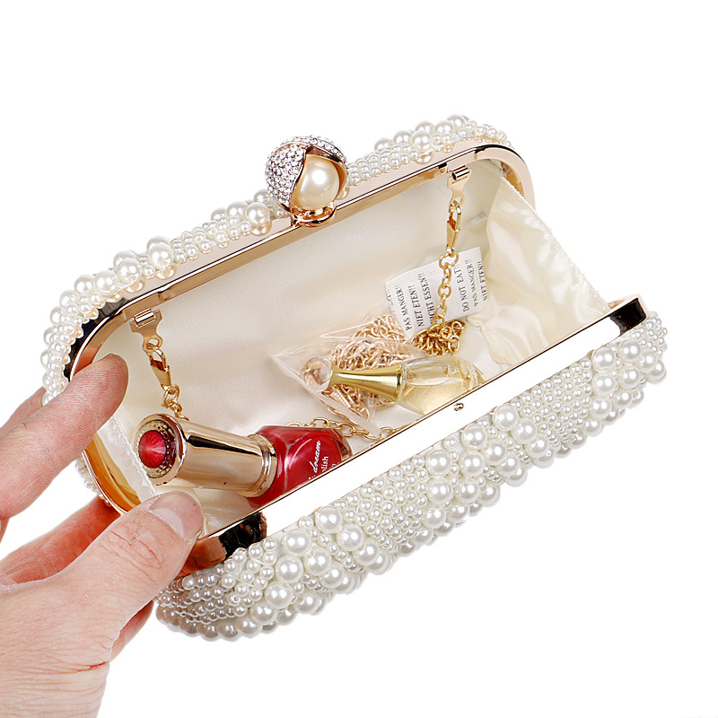 New Pearl Dinner Bag Women's Banquet Bag Ladies Dress Evening Bag display picture 8