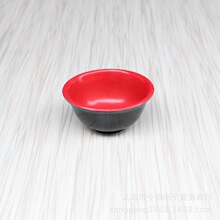 1元店黑红双色碗 调味碗 加厚摔不破彩碗 精品密胺碗 一元地摊