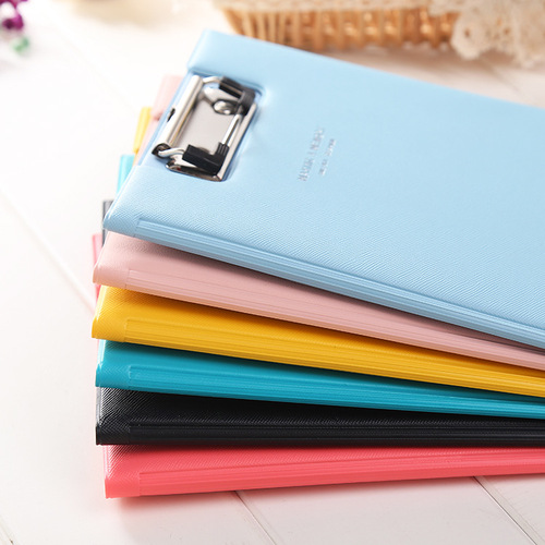 File folder A5A4 test paper plywood clip folder office supplies signing book writing pad writing board straight clip