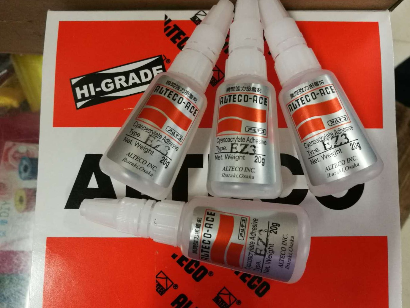 安特固ALTECO-EZ3 瞬间胶水20g 不发白瞬间胶 安特固 EZ3