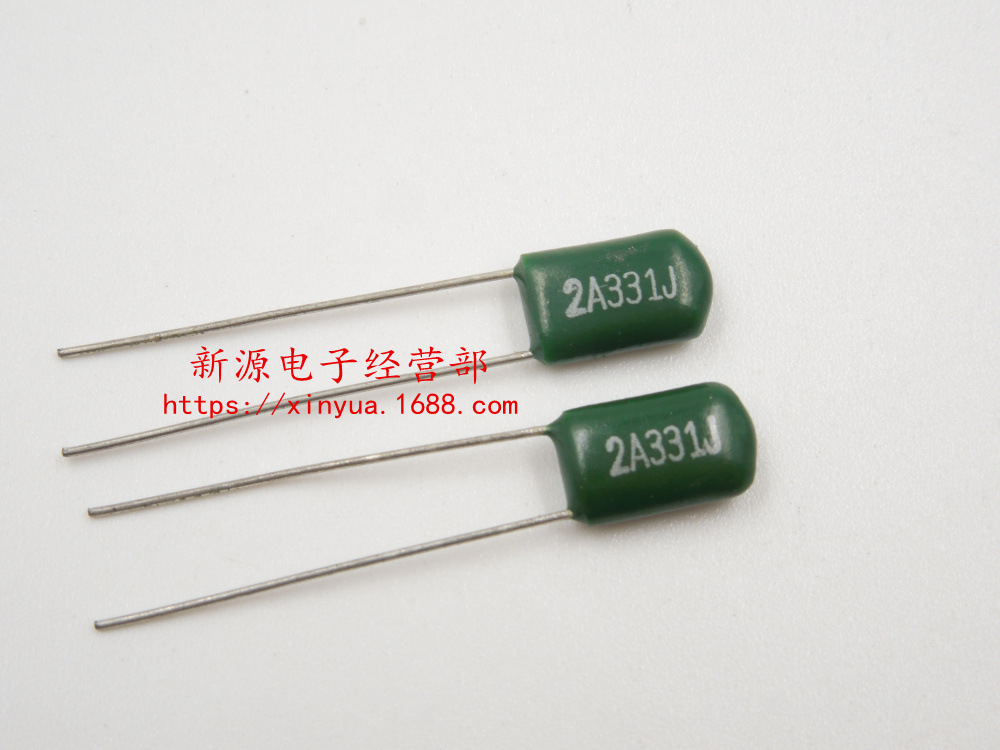 涤纶电容 2A331J 薄膜电容 2A331 100V 331 330PF