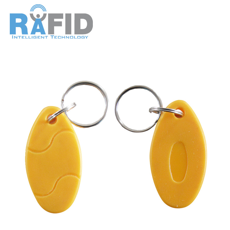 厂家供应智能卡rfid感应钥匙扣卡TK4100非接触型ABS材质感应卡批