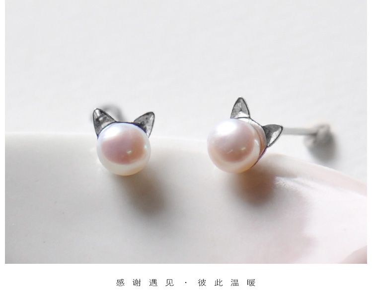 Silver Simple Animal earring(Empty earrings) NHDY0020-Empty earrings