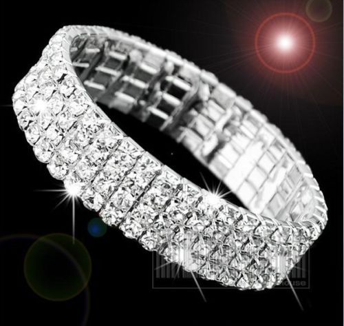 7g Weight Fashion Geometric Alloy Rhinestones Women's Bracelets