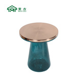 麦古 Современный и минималистичный дизайнерский круглый стеклянный диван