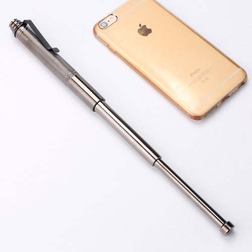 Wholesale Xiaoqiying pen swing stick agent pen type self-defense stick vehicle-mounted self-defense supplies three-section stick telescopic stick