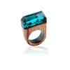 Wooden ring handmade, ethnic fashionable resin, ethnic style, city style