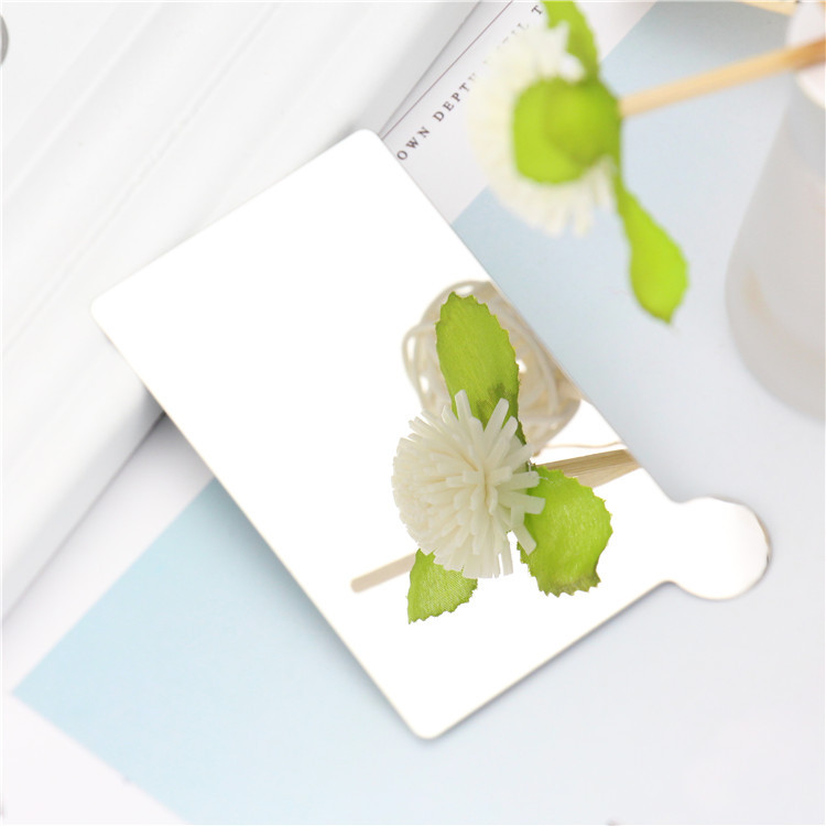 Rectangular handheld cards stainless steel