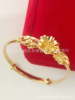 Brass gold bracelet, jewelry, 24 carat, wholesale, Birthday gift
