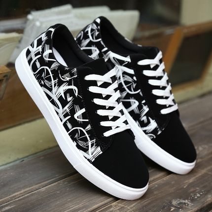 Men's Shoes Autumn Trendy shoes 2019 new pattern Men's casual shoes Korean Edition Trend Versatile student skate shoes Metrosexual shoes