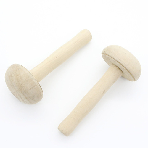 Printmaking tools, wood ink holder for rubbing, wood mushroom, wood mushroom wood ink rubbing for printmaking, gouache set, pigment tools