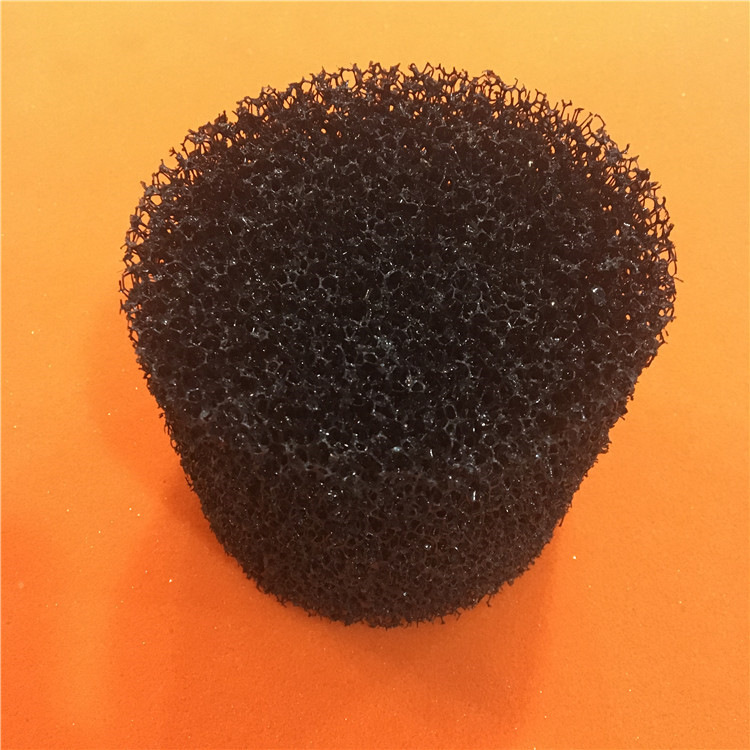黑色过滤棉批发 5mm 1*2高密度过滤海绵供应 异形圆柱加工