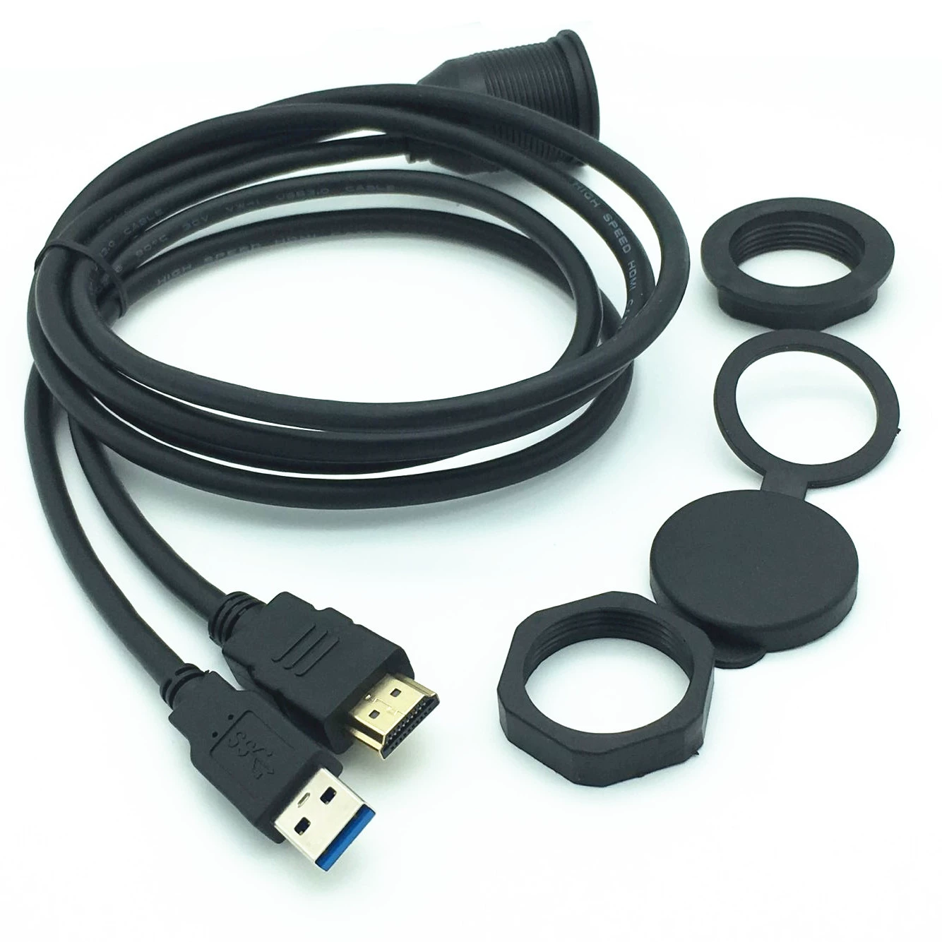 Автомобильный мотоцикл судно приборная панель с кронштейном USB3.0 + HDMI HD водонепроницаемая