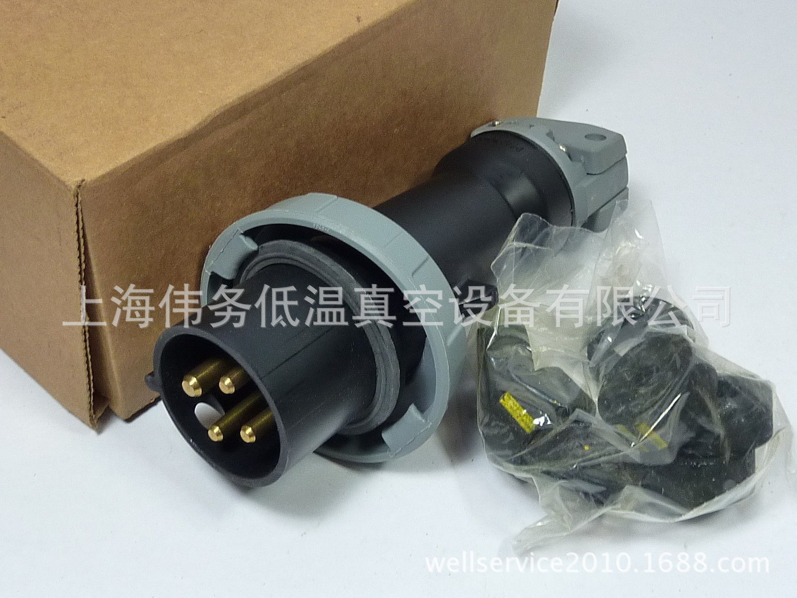 Hubbell HBL430P5W AC Plug 30amp, 600v 3pole, 4 wire