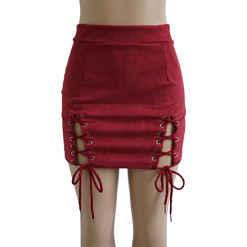 Jupe femme LANGUE DES FLEURS en Daim - Ref 3330249 Image 59