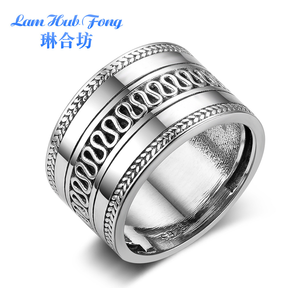 经典欧美流行手饰 wish戒指凯尔特Bali指环首饰批发 戒指抹黑批发