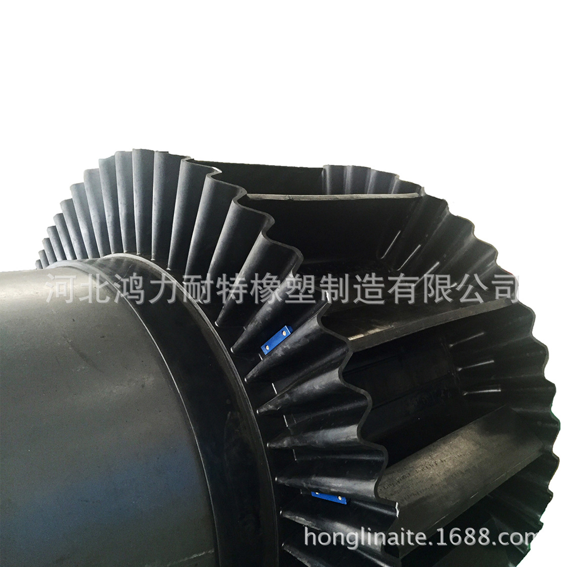 厂家供应大倾角挡边输送带 耐高温帆布挡边输送带 批发定 做