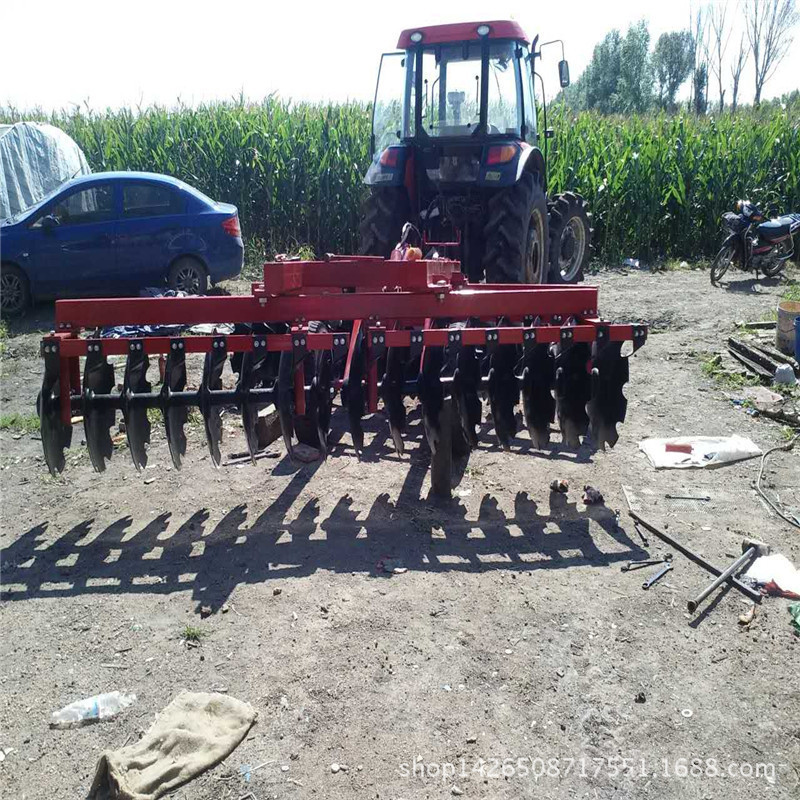 农机重型圆盘耙 农业耕地机械28片缺口重耙 液压偏置重耙价格