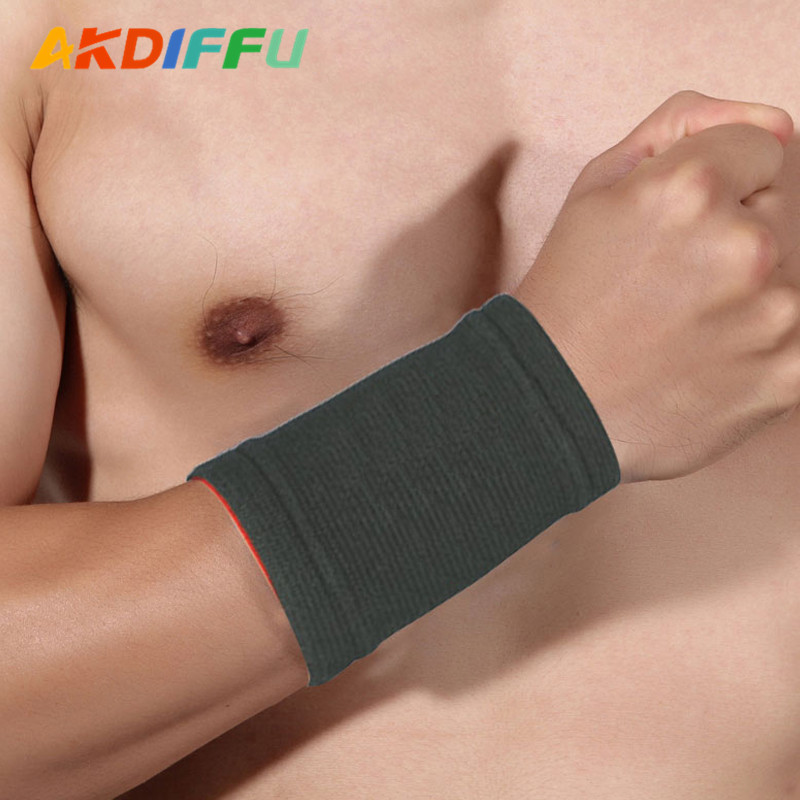 Aikedifei nylon alto elástico jacquard pulsera absorbente de sudor caliente ciclismo fitness deportes muñeca protector fabricante