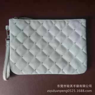 时尚休闲风格PU水钻女式手拿包文件包logo定制东莞手袋厂家直销