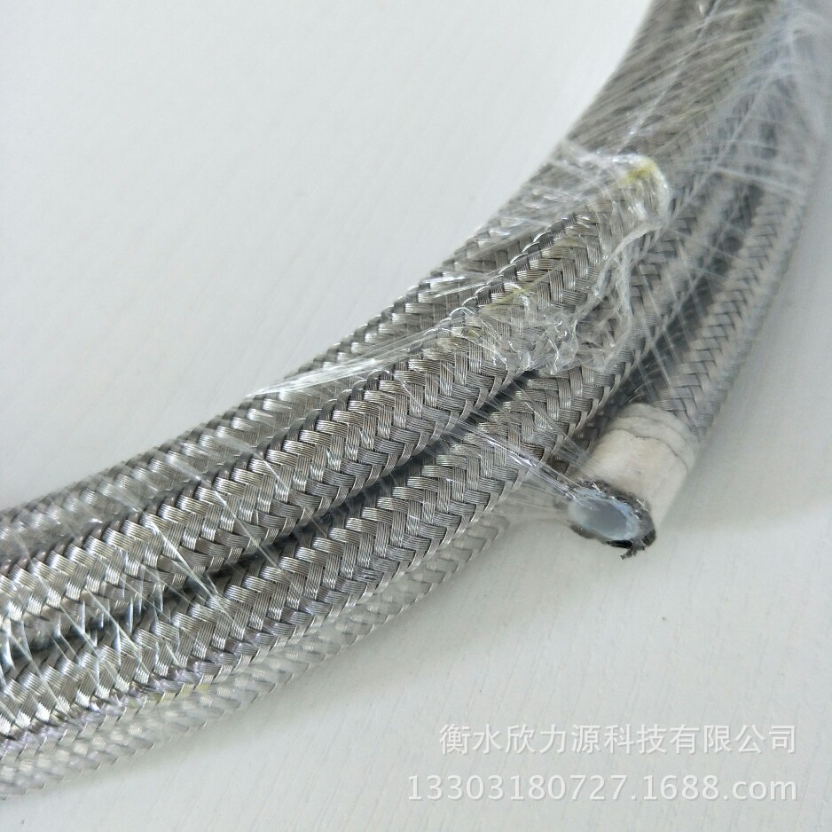 供应 3/4不锈钢四氟金属软管总成 耐温PTFE管波纹管