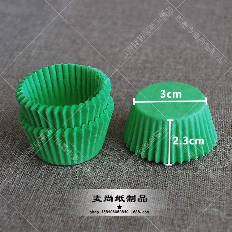 El comercio exterior de exportación de alimentos de alta calidad de alta temperatura resistente a la nieve Mei Niang bandeja de papel para hornear de tamaño pequeño taza de papel de pan venta al por mayor